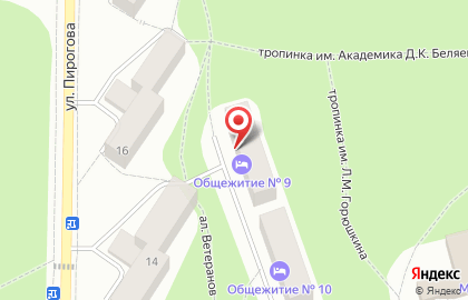 Центр психологии НГУ в Советском районе на карте