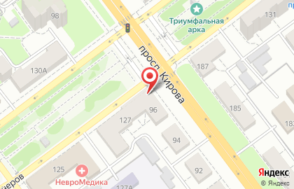 Магазин Транзит на проспекте Кирова на карте