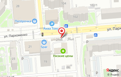 Кафе быстрого питания Дядя Дёнер на площади Карла Маркса на карте
