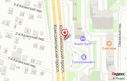 Занзибар на Комсомольском проспекте на карте