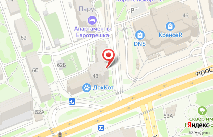 Мебельная компания Marka на проспекте Ленина на карте