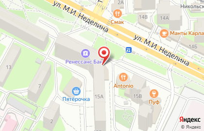 Восточный Экспресс Банк на улице М.И. Неделина на карте