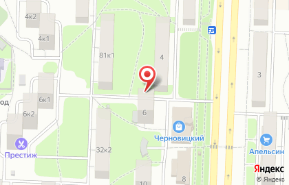 Стиль на Черновицкой улице на карте