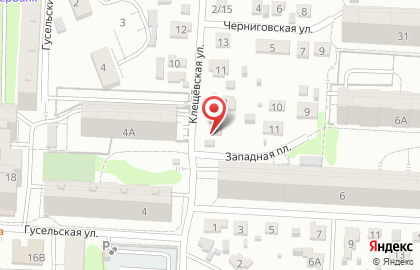 Автостоянка на Гусельской, 4Б на карте
