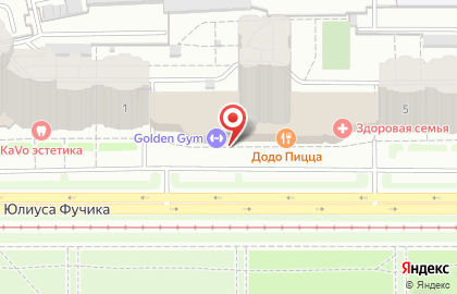 Фитнес-центр Golden Gym на карте