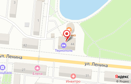Центр дополнительного образования Синяя птица на улице Ленина на карте