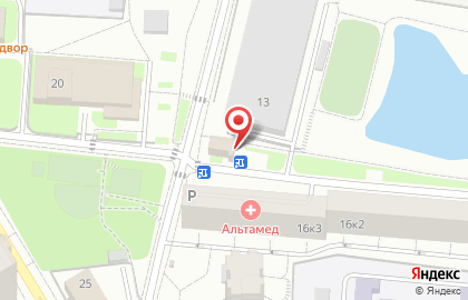 Аист на Комсомольской на карте