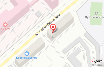 Частное охранное предприятие Гранит на улице Софьи Перовской на карте