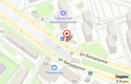 Салон цветов и салютов 4 сезона на улице Батыршина на карте