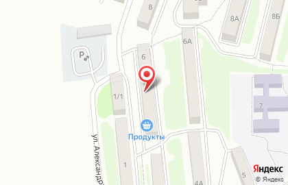 Супермаркет Виноград приятных покупок на улице Александра Матросова на карте