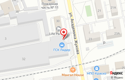 Гаражный кооператив Лидер на Алма-Атинской на карте