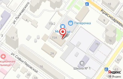 Центр интегрального развития Энергия Жизни на Красноармейской улице на карте