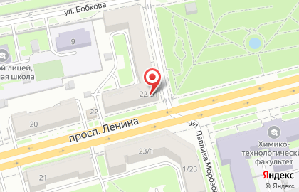 Химчистка Чистюля на проспекте Ленина на карте