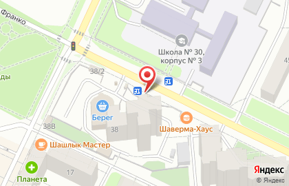 Продуктовый магазин в Перми на карте