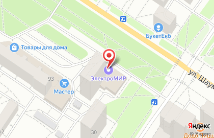 Оптовая фирма Электрические технологии на Ясной улице на карте