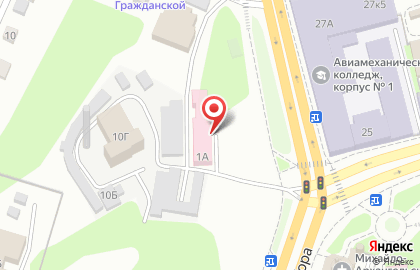 Торгово-сервисная компания АВИ Стандарт Принт на Гражданской улице на карте
