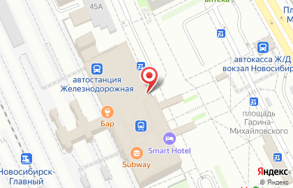 Ресторан Subway на улице Дмитрия Шамшурина на карте