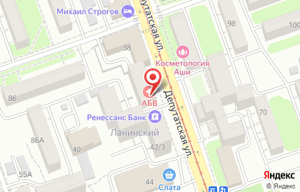 Прага на Депутатской улице на карте