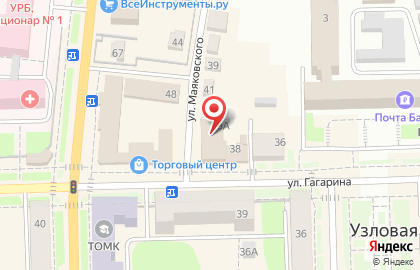 Торгово-монтажная компания Теплосфера на улице Гагарина на карте