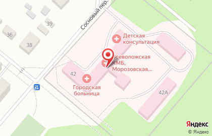 Детская Поликлиника на улице Ладожская на карте