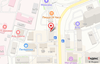 Кафе Место 13А на карте
