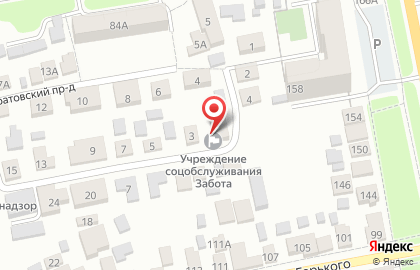 Отделение ночного пребывания Забота на карте
