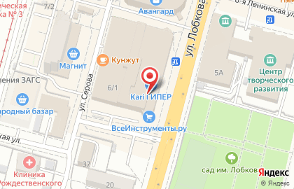 Сеть магазинов хозяйственных товаров и упаковки, ИП Корниенко Т.А. на улице Лобкова на карте