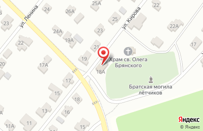 Продуктовый магазин в Брянске на карте