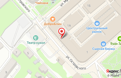 Магазин тканей в Костроме на карте