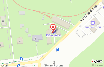 Гостиничный комплекс Юбилейная в Алтайском переулке на карте
