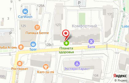 Зоомагазин Какаду в Калининграде на карте