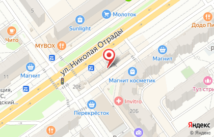 Магазин мясных изделий в Тракторозаводском районе на карте