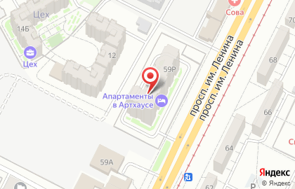 Квартирное бюро Tourist House в Центральном районе на карте