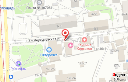 Пункт выдачи заказов Faberlic на улице Преображенский Вал на карте