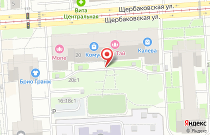 Брадо-обувь на Преображенской площади на карте