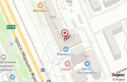 Торговая компания АКМ в Дзержинском районе на карте