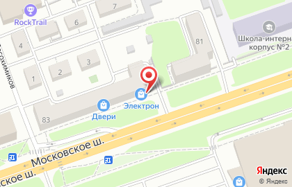 Оптово-розничный центр электротехники Электрон на Московском шоссе, 83 на карте