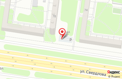Автостоянка в Тольятти на карте