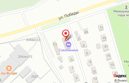 Гостиничный комплекс Сокольники на карте