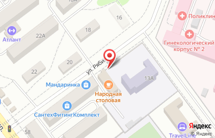 Sofia на улице Рябинина на карте