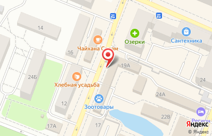 Магазин оптики на ул. Урицкого (Гатчинский район), 19а на карте