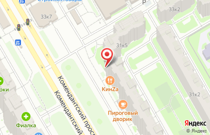Магазин разливного пива Пивная кладовая на Комендантском проспекте на карте