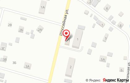 Продуктовый магазин Гермес на Шоссейной улице на карте