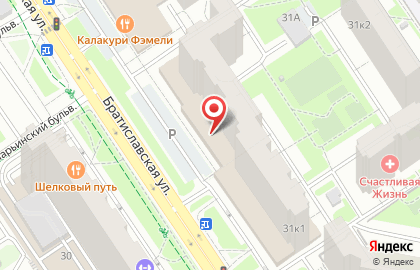 Бюро переводов Erlos на Братиславской улице на карте