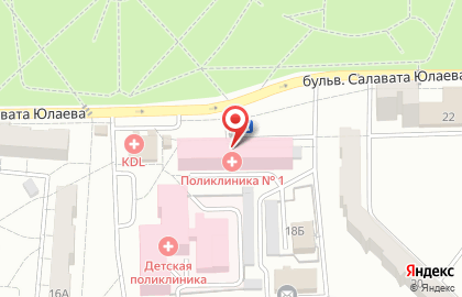 Банкомат Уралсиб на улице Салавата Юлаева, 18 в Салавате на карте