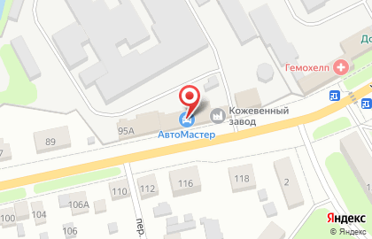 Автосервис АвтоМастер в Нижнем Новгороде на карте