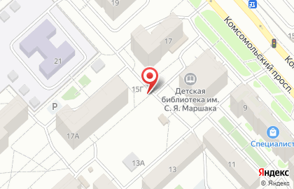 Продуктовый магазин в Красноярске на карте