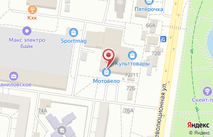 МотоВелоМагазин, ИП Тимохин В.Ф. на карте