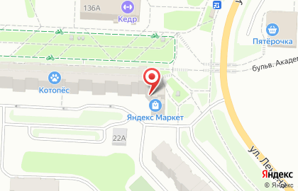 Страховая компания Югория на бульваре Академика Кикоина на карте