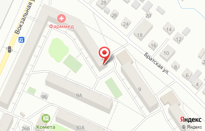 Студия по наращиванию ресниц на Братской улице на карте
